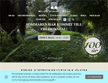 Tablet Screenshot of fredriksdal.se